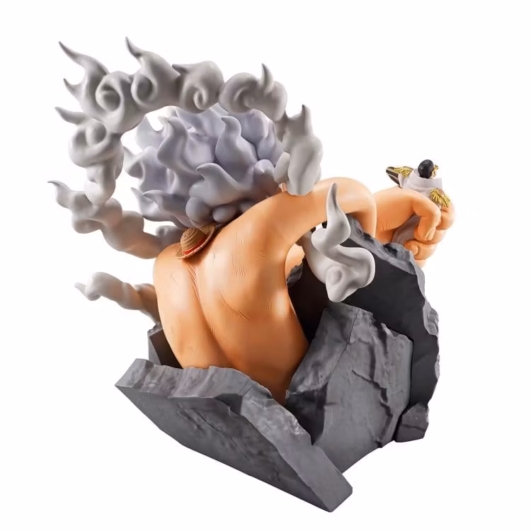 One Piece Revible Moment Ichibansho Monkey D. Luffy Gear 5 vs. Borsalino (Burst of Energy) Figure