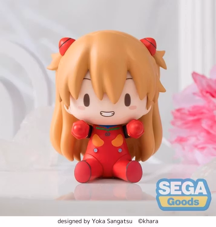Rebuild of Evangelion Fuwa Petit Asuka (Plug Suit) Chibi Figure