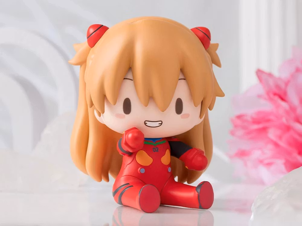 Rebuild of Evangelion Fuwa Petit Asuka (Plug Suit) Chibi Figure