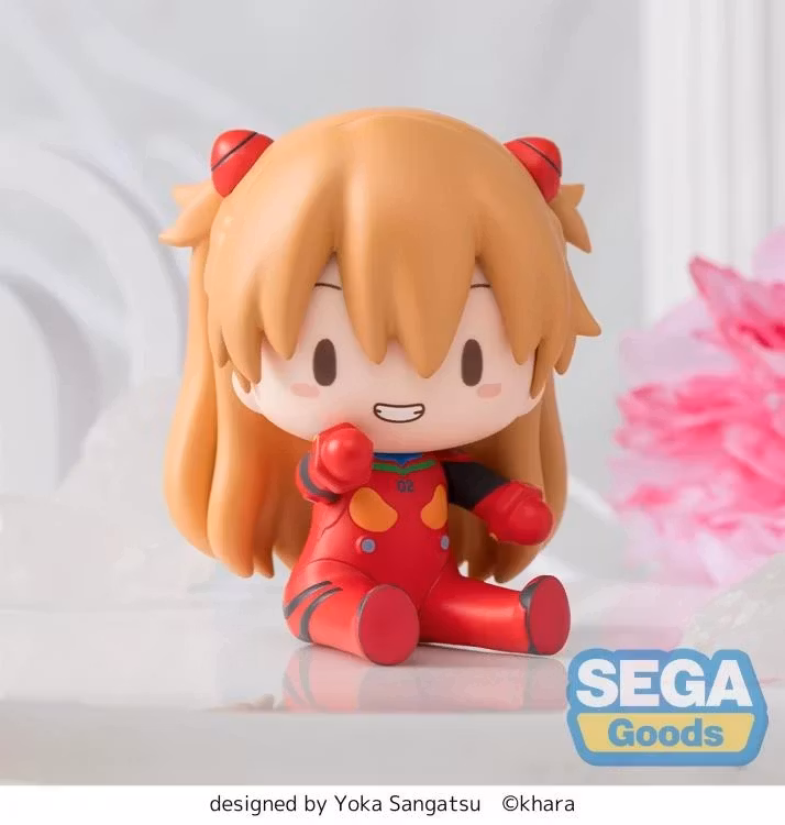 Rebuild of Evangelion Fuwa Petit Asuka (Plug Suit) Chibi Figure