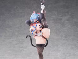 Kopia (18+) Asane KEN Illustartion Lewd Girl Y-shaped Balance - Aoi Futatsuki (Tapestry Set Edition)1/6 Scale Figure