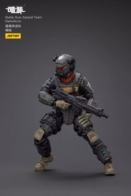 Dark Source Stellar Scar Assault Team Darksilicon 1/18 Scale Action Figure