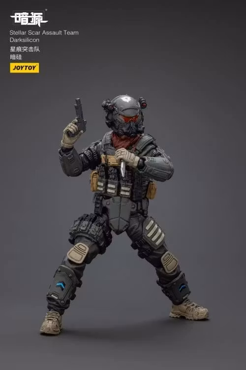 Dark Source Stellar Scar Assault Team Darksilicon 1/18 Scale Action Figure