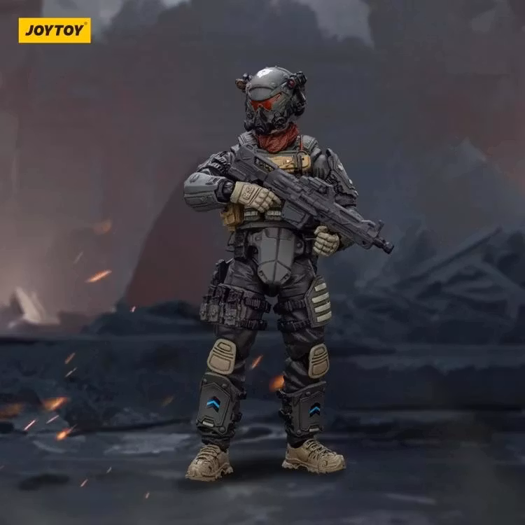 Dark Source Stellar Scar Assault Team Darksilicon 1/18 Scale Action Figure