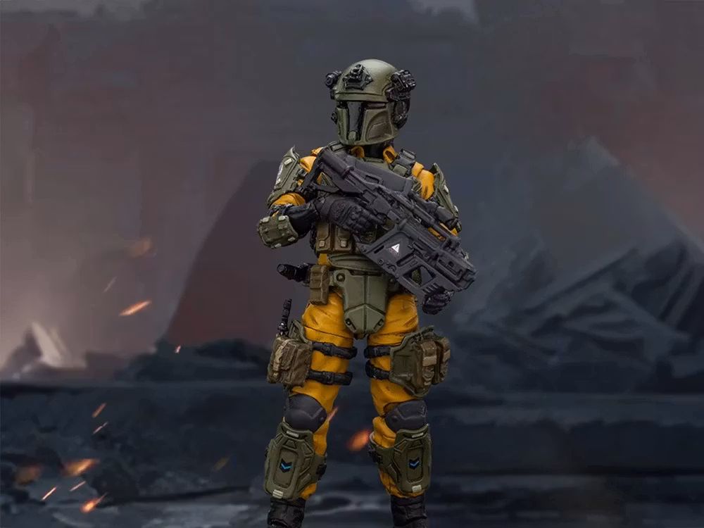 Dark Source Stellar Scar Assault Team Firesulfur 1/18 Scale Action Figure