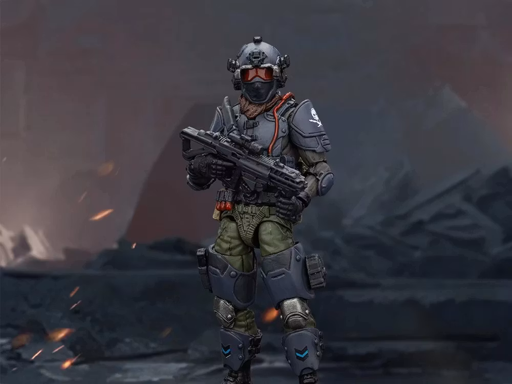 Dark Source Stellar Scar Assault Team Ghostmanganese 1/18 Scale Action Figure