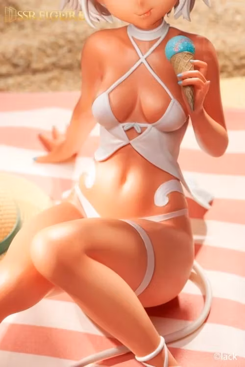 lack Illustration SSR Figure Caffeine-chan (Summer Ver.) 1/7 Scale Figure Set