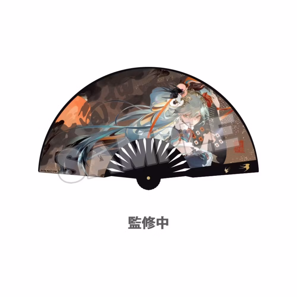 Vocaloid Folding Fan Hatsune Miku (Shimian Maifu Ver.)
