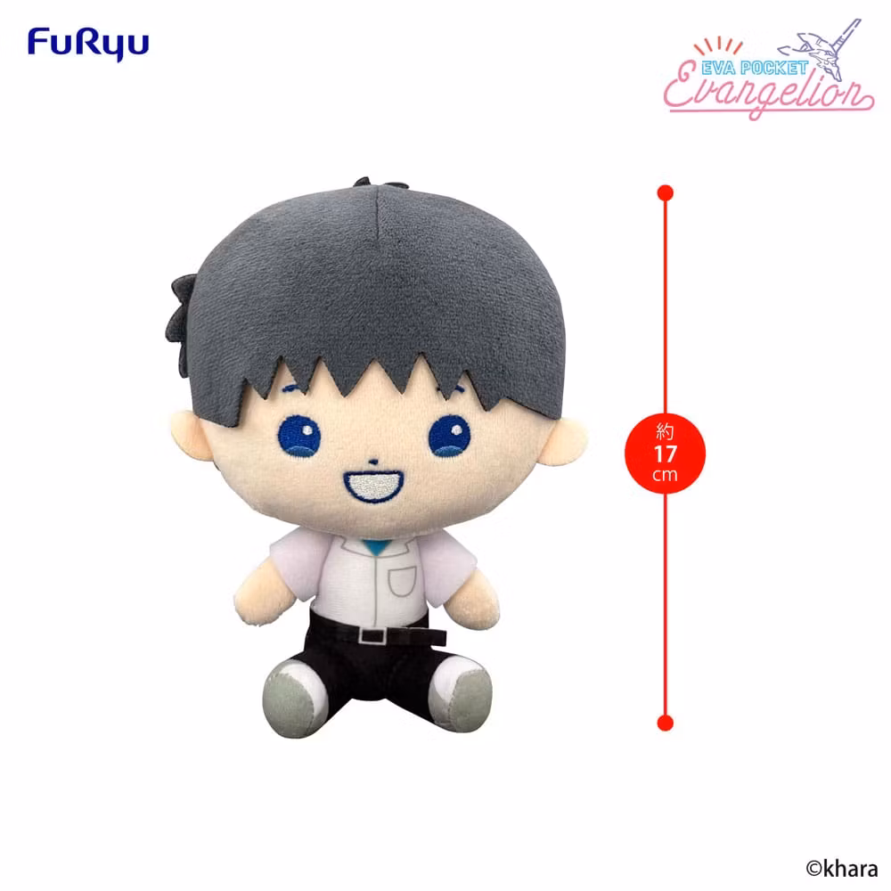 Rebuild of Evangelion Eva Pocket Plush Figure Shinji