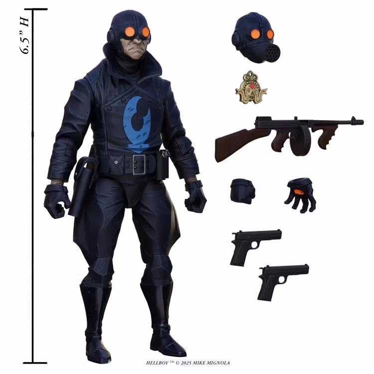 Hellboy Lobster Johnson (The Iron Prometheus) 1/12 Scale Action Figure