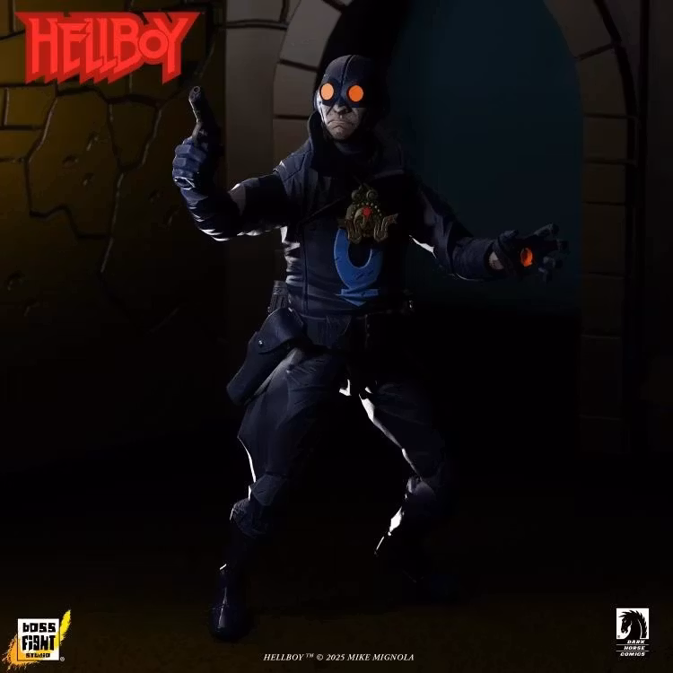 Hellboy Lobster Johnson (The Iron Prometheus) 1/12 Scale Action Figure