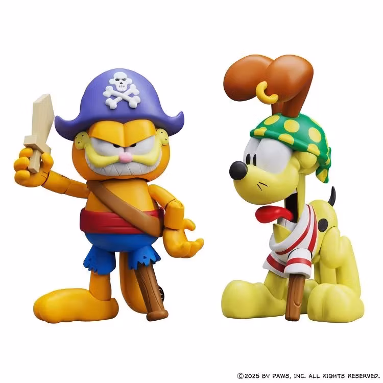 Garfield's Halloween Adventure Pirate Garfield and Pirate Odie Figure Two-Pack