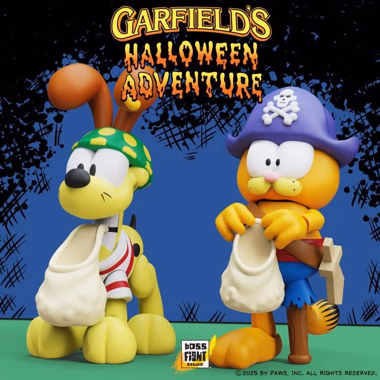 Garfield's Halloween Adventure Pirate Garfield and Pirate Odie Figure Two-Pack