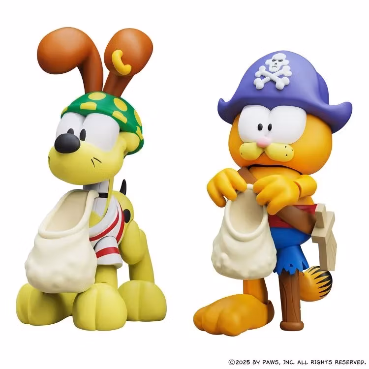 Garfield's Halloween Adventure Pirate Garfield and Pirate Odie Figure Two-Pack