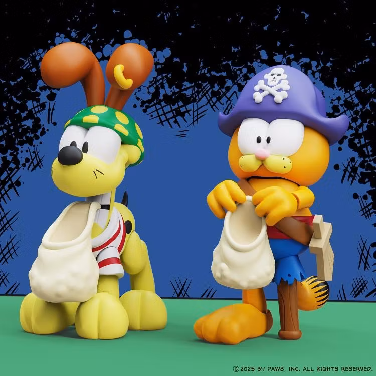 Garfield's Halloween Adventure Pirate Garfield and Pirate Odie Figure Two-Pack