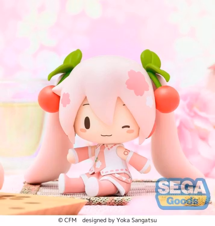 Vocaloid Fuwa Petit Sakura Miku Chibi Figure