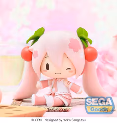 Vocaloid Fuwa Petit Sakura Miku Chibi Figure