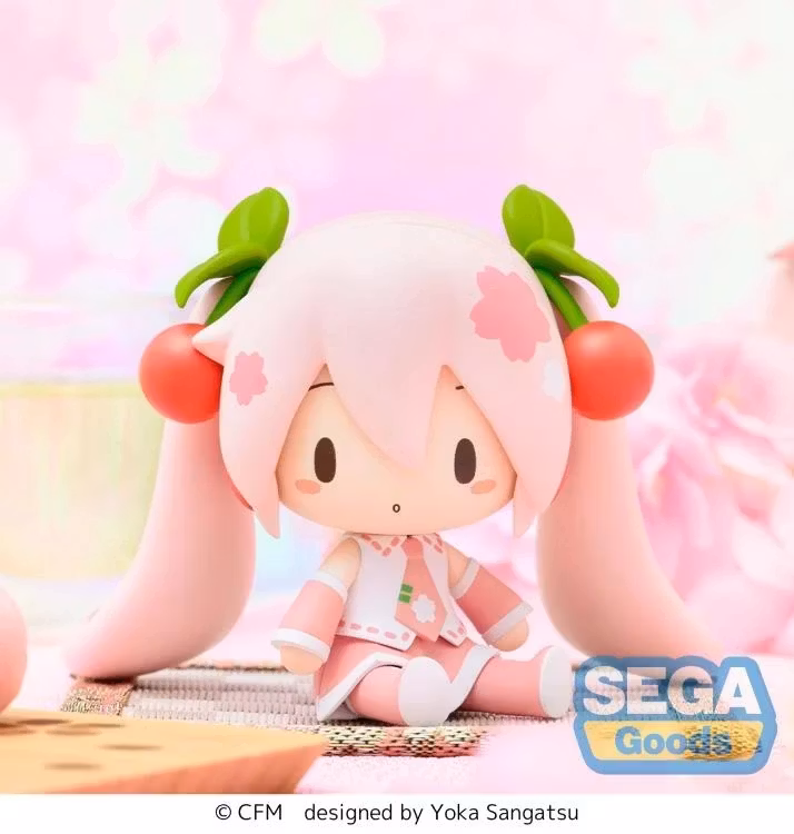 Vocaloid Fuwa Petit Sakura Miku Chibi Figure
