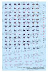 Megami Device M.S.G Desire Maiden Medic Eye Decal Set