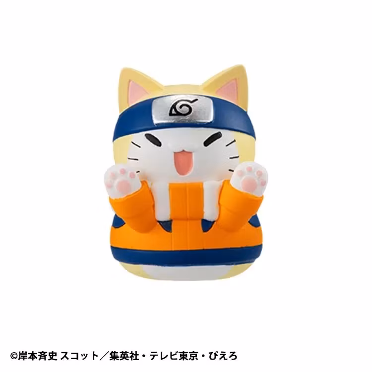 Naruto Nyaruto! Mega Cat Project Come Here Sasuke-Kun! Box of 8 Random Figures