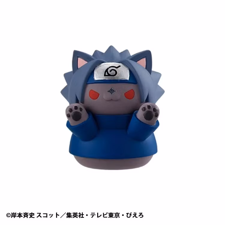 Naruto Nyaruto! Mega Cat Project Come Here Sasuke-Kun! Box of 8 Random Figures