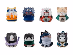 Naruto Nyaruto! Mega Cat Project Come Here Sasuke-Kun! Box of 8 Random Figures