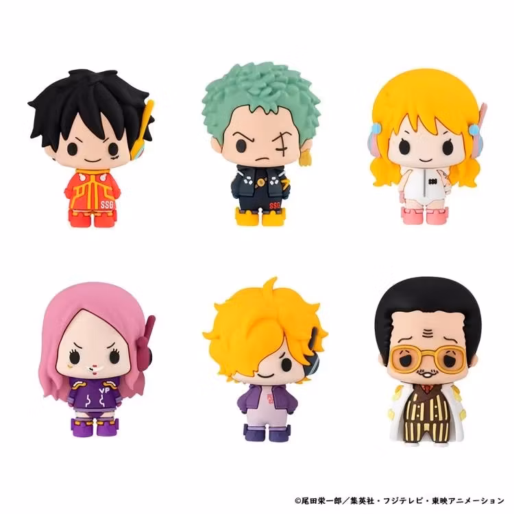 One Piece Chokorin Mascot (Egghead Ver.) Set of 6 Figures