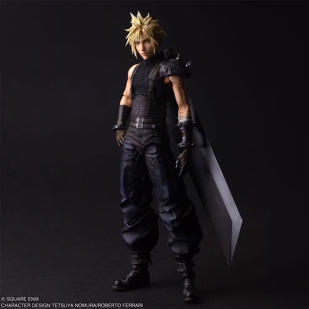 Final Fantasy VII Rebirth Play Arts Shin Cloud Strife Action Figure