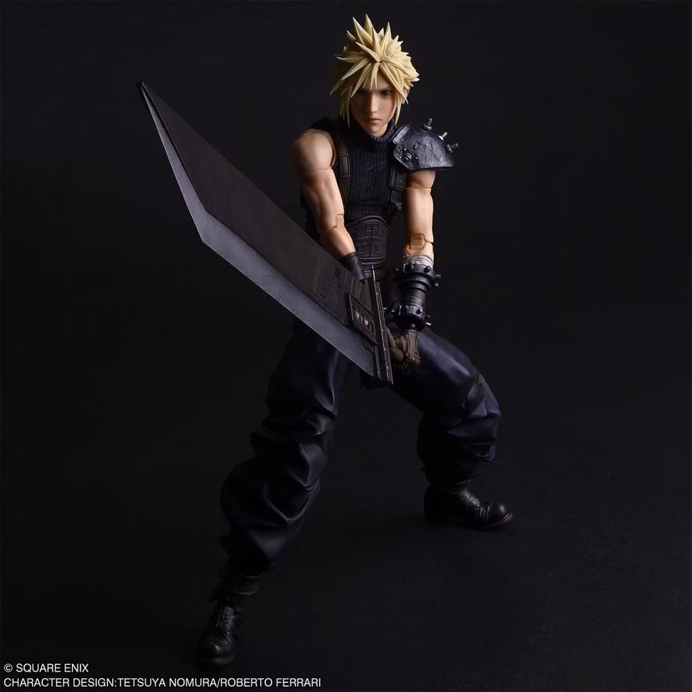 Final Fantasy VII Rebirth Play Arts Shin Cloud Strife Action Figure