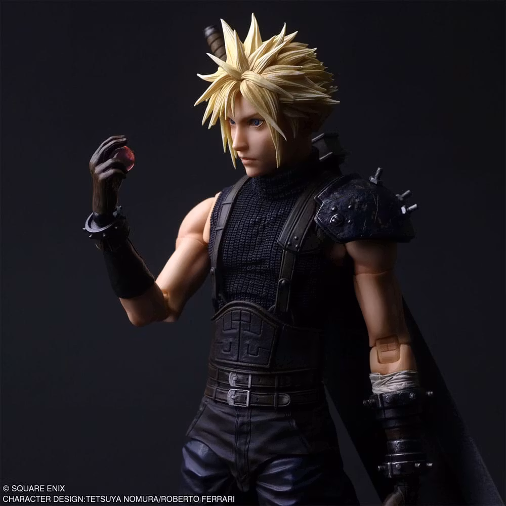 Final Fantasy VII Rebirth Play Arts Shin Cloud Strife Action Figure