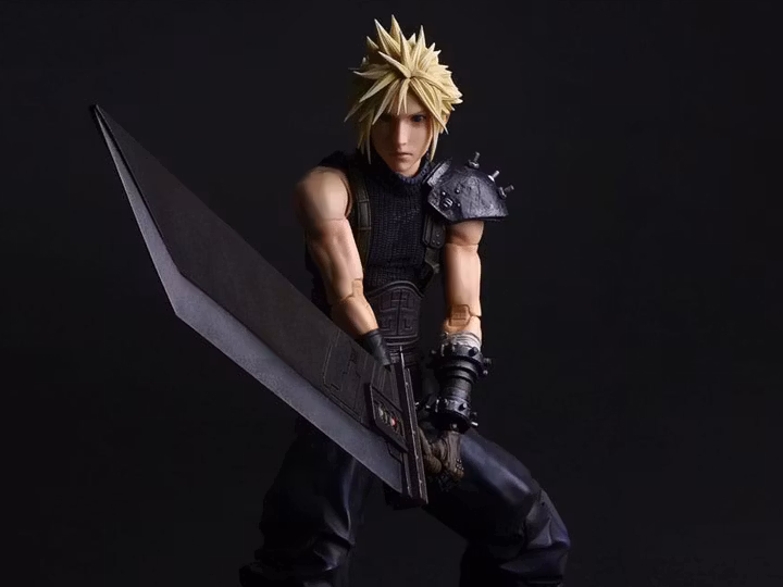 Final Fantasy VII Rebirth Play Arts Shin Cloud Strife Action Figure