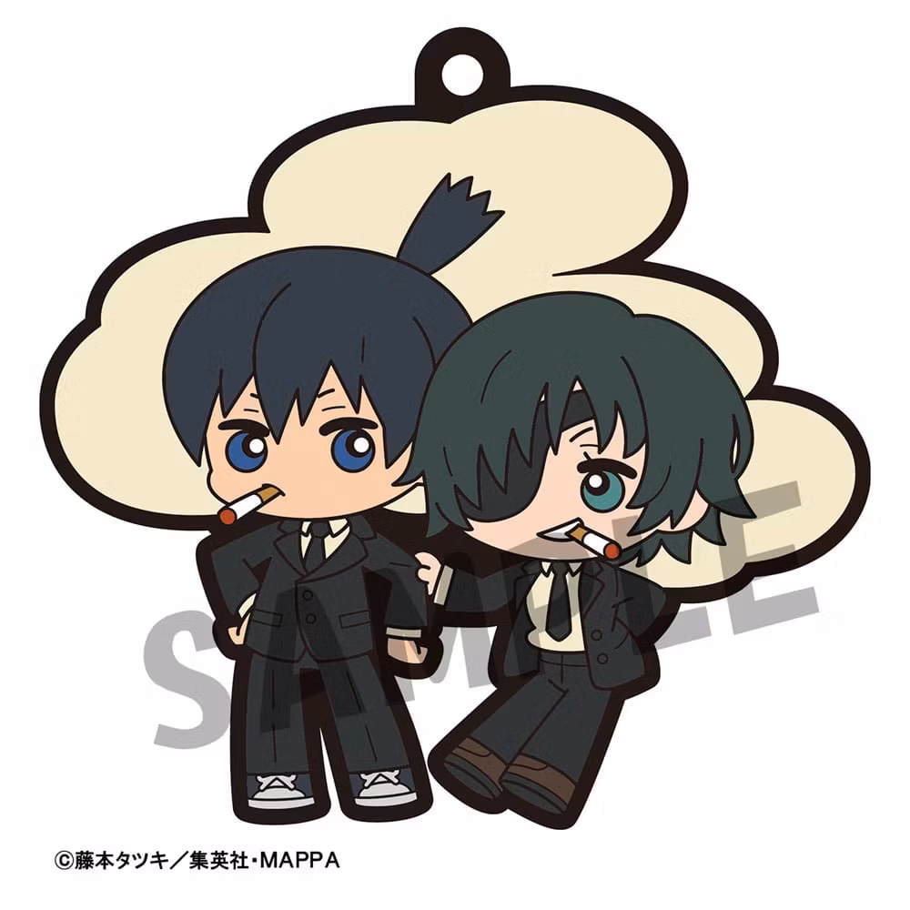 Chainsaw Man Rubber Mascot Buddycolle Rubber Charms Set