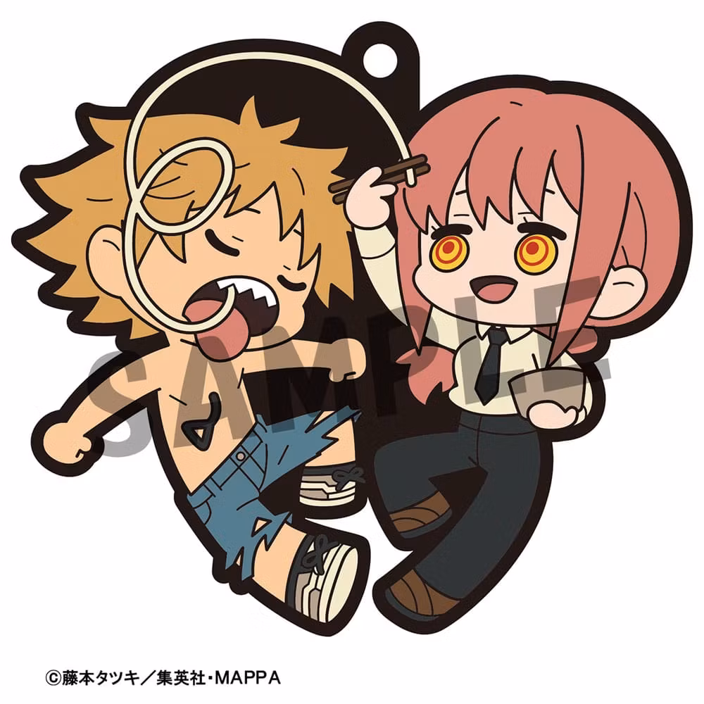Chainsaw Man Rubber Mascot Buddycolle Rubber Charms Set