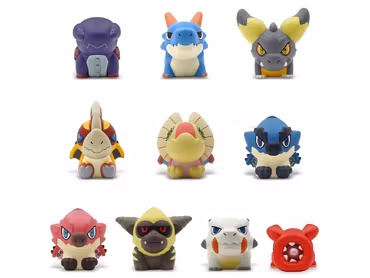 Monster Hunter Capcom Figure Builder Vol.2 Set of 10 Finger Puppets