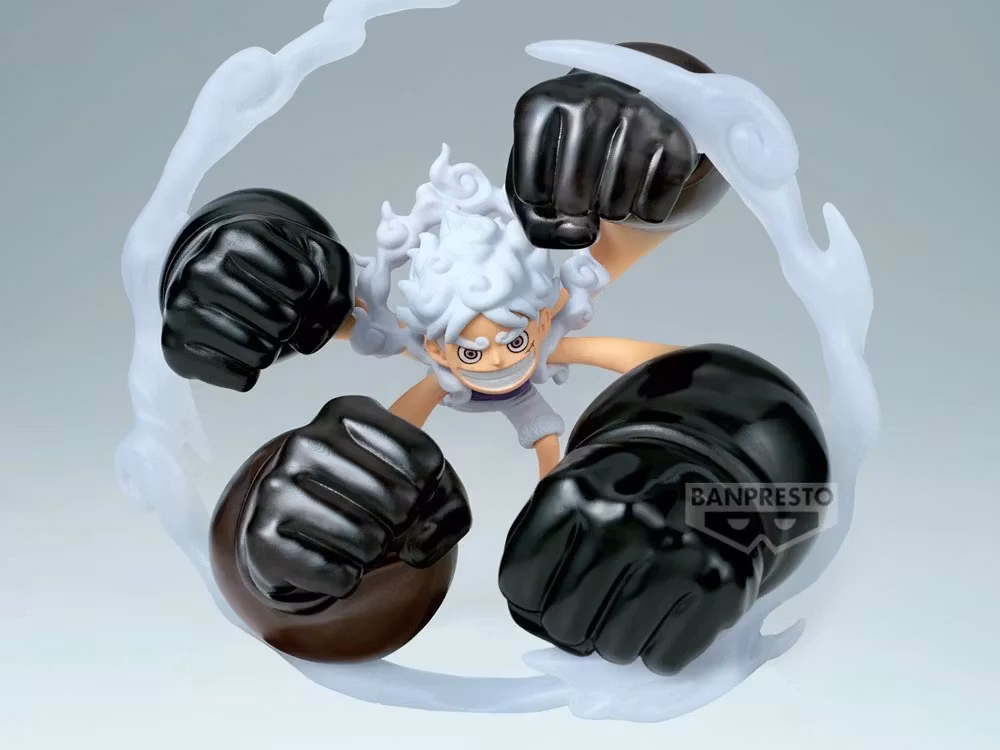 One Piece World Collectable Figure Special Monkey D. Luffy Gear 5 (Gum-Gum Dawn Gatling) Figure