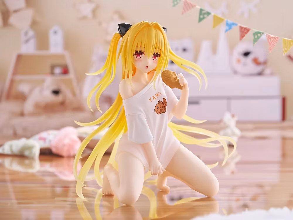 To Love-Ru Darkness Desktop Cute Golden Darkness (Roomwear Ver.) Figure