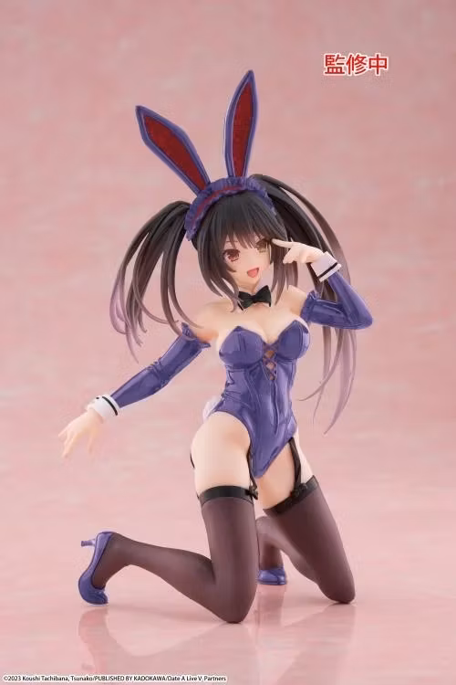 Date A Live V Desktop Cute Kurumi Tokisaki (Bunny Ver.) Figure (Renewal Edition)