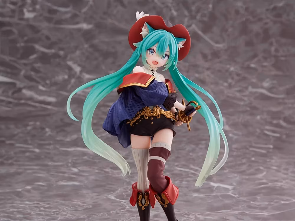 Vocaloid Hatsune Miku (Puss in Boots) Wonderland Figure (Rerelease)