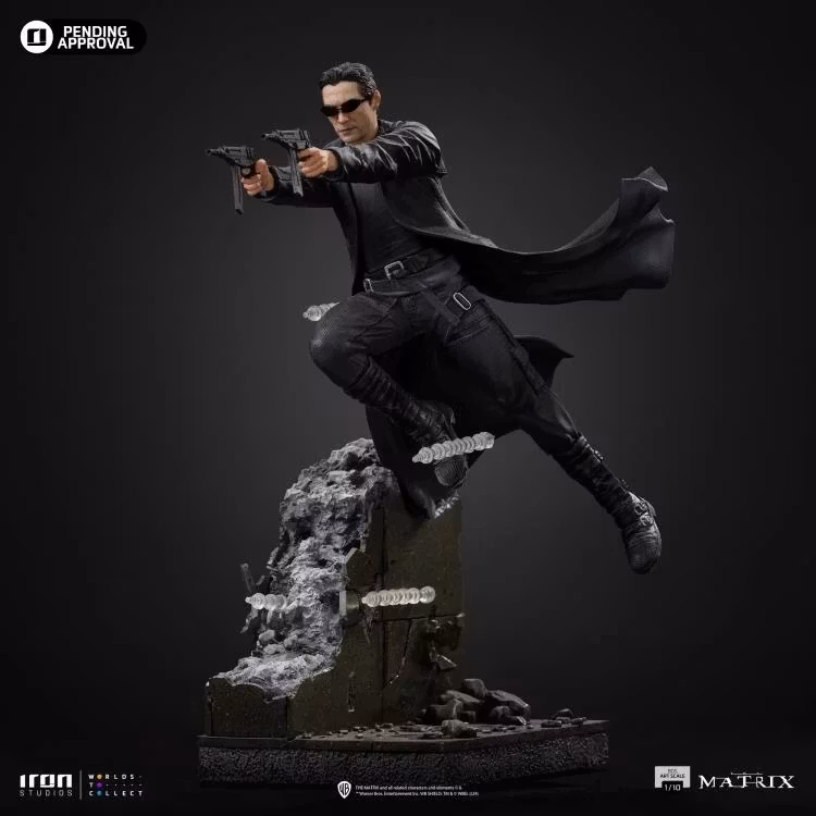 The Matrix Battle Diorama Series Neo 1/10 Art Scale Statue