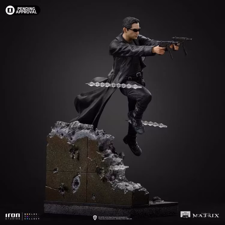 The Matrix Battle Diorama Series Neo 1/10 Art Scale Statue