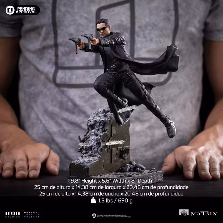 The Matrix Battle Diorama Series Neo 1/10 Art Scale Statue