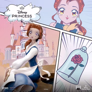 Beauty and the Beast Anime Princess Belle Statue 1/10 Art Scale Statue