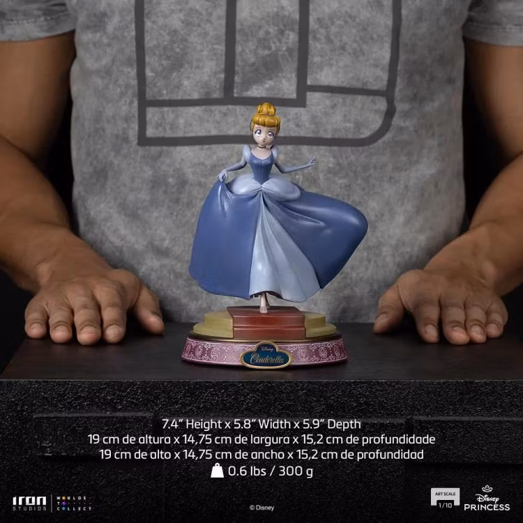 Disney Anime Princess Cinderella 1/10 Art Scale Statue