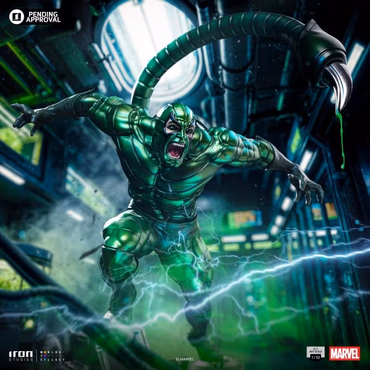 Marvel Spider-Man vs Villains Battle Diorama Series Scorpion 1/10 Art Scale Statue
