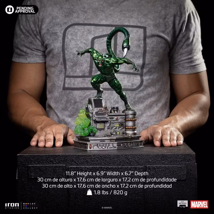 Marvel Spider-Man vs Villains Battle Diorama Series Scorpion 1/10 Art Scale Statue