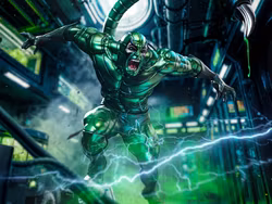 Marvel Spider-Man vs Villains Battle Diorama Series Scorpion 1/10 Art Scale Statue