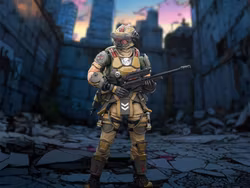 Dark Source UNSC Sniper Ivan 1/25 Scale Action Figure