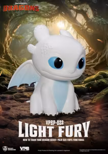How to Train Your Dragon VPBP-022 Light Fury Palm-Sized Vinyl Piggy Bank