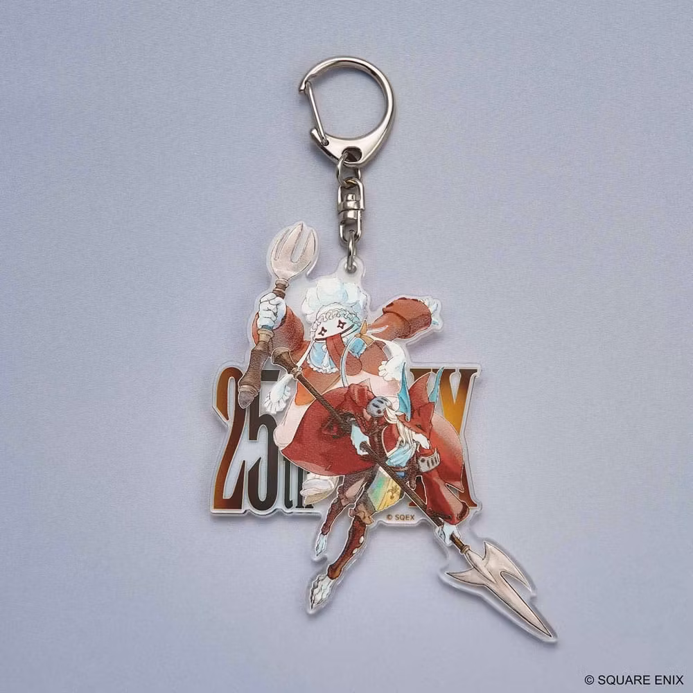Final Fantasy IX Acrylic Keychain 25th Anniversary Quina & Freija