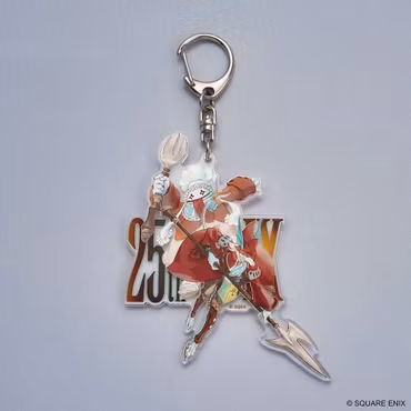 Final Fantasy IX Acrylic Keychain 25th Anniversary Quina & Freija